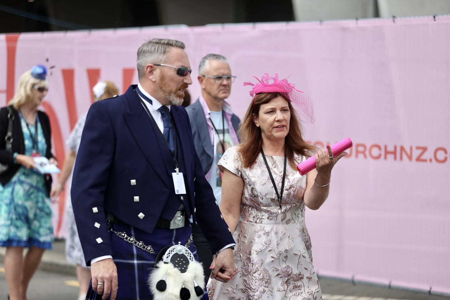 Crowds arrive at one of the biggest days of the year at Addington Raceway. Photo: George Heard