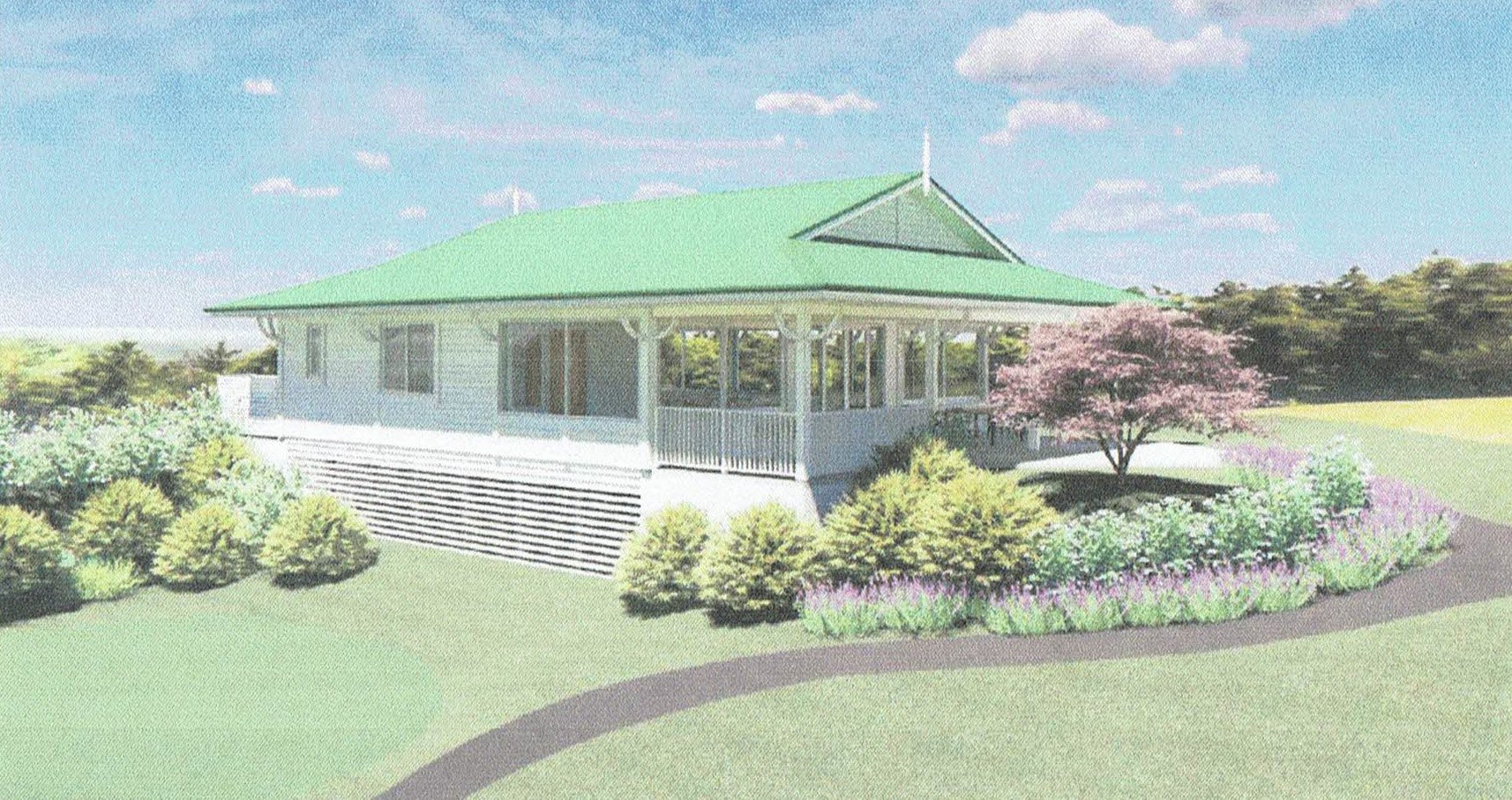 An artist’s impression of the new Belleknowes Golf Club clubhouse. Photo: Supplied