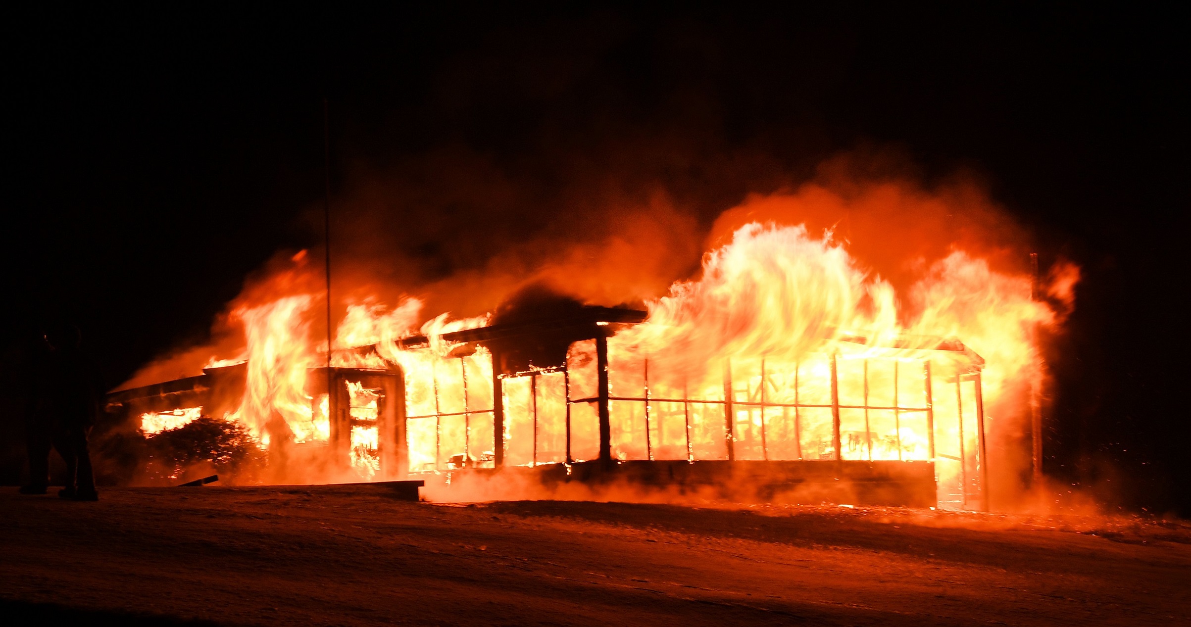 The former clubhouse was destroyed by fire in June last year. Photo: ODT Files