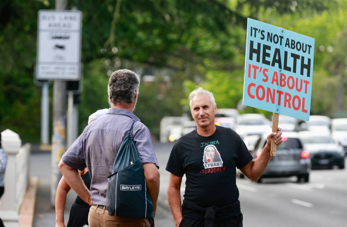 People have gathered outside of the Auckland High Court as Health New Zealand seeks guardianship...