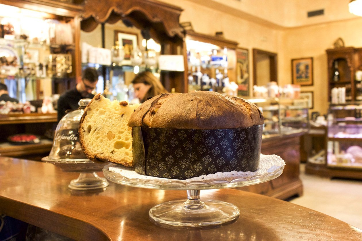 Panettone at Cafe Cova. PHOTO: CAFE COVA