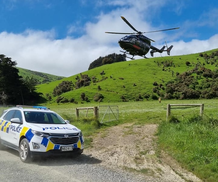 Emergency services were called to Duttons Rd about 2.15pm. PHOTO: OWAKA VOLUNTEER FIRE BRIGADE