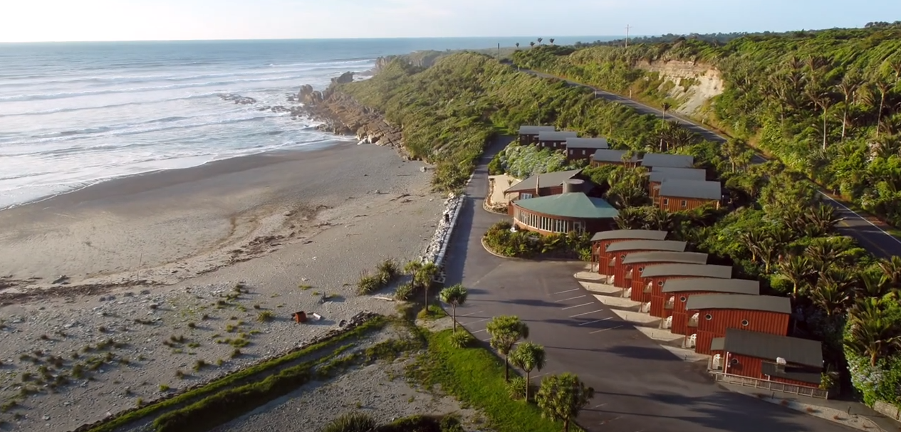 The Ocean View Retreat at Punakaiki. Image: YouTube