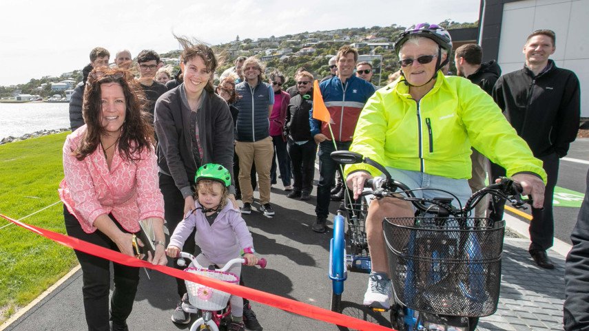 The $7.85 million final stage of the Rapanui-Shag Rock cycleway was officially opened this...