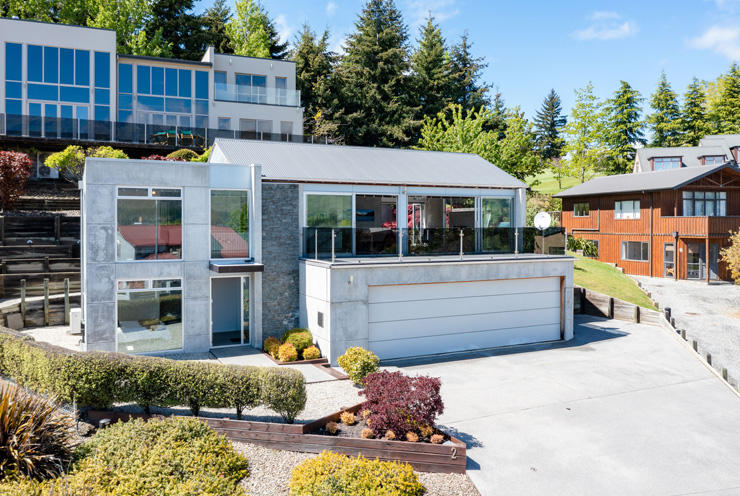 A two-bedroom “industrial chic” home on Tenby St, in Wanaka, attracted 39 bids. Photo: Supplied