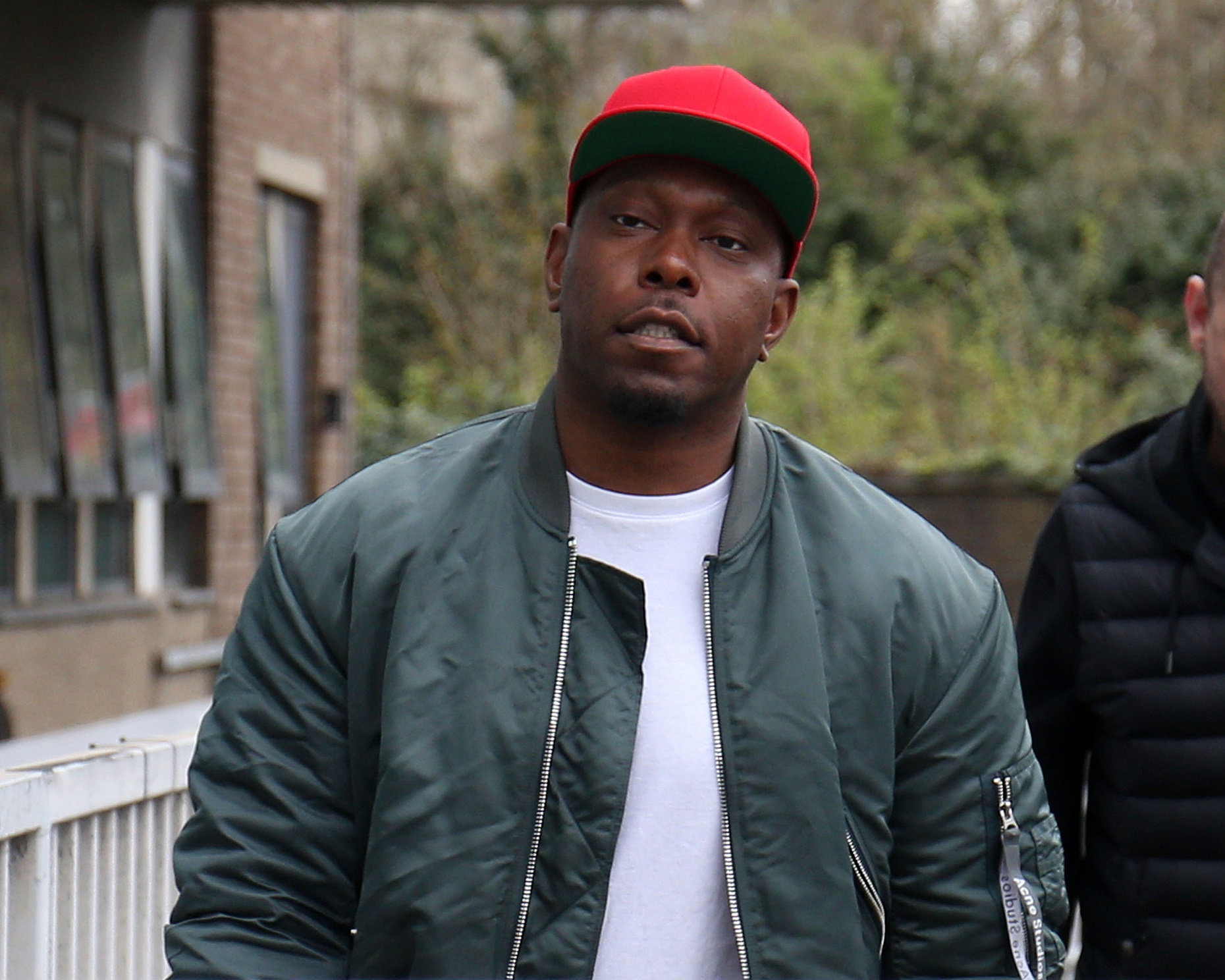 Dizzee Rascal, real name Dylan Mills, arrives at Croydon Magistrates Court in London for...