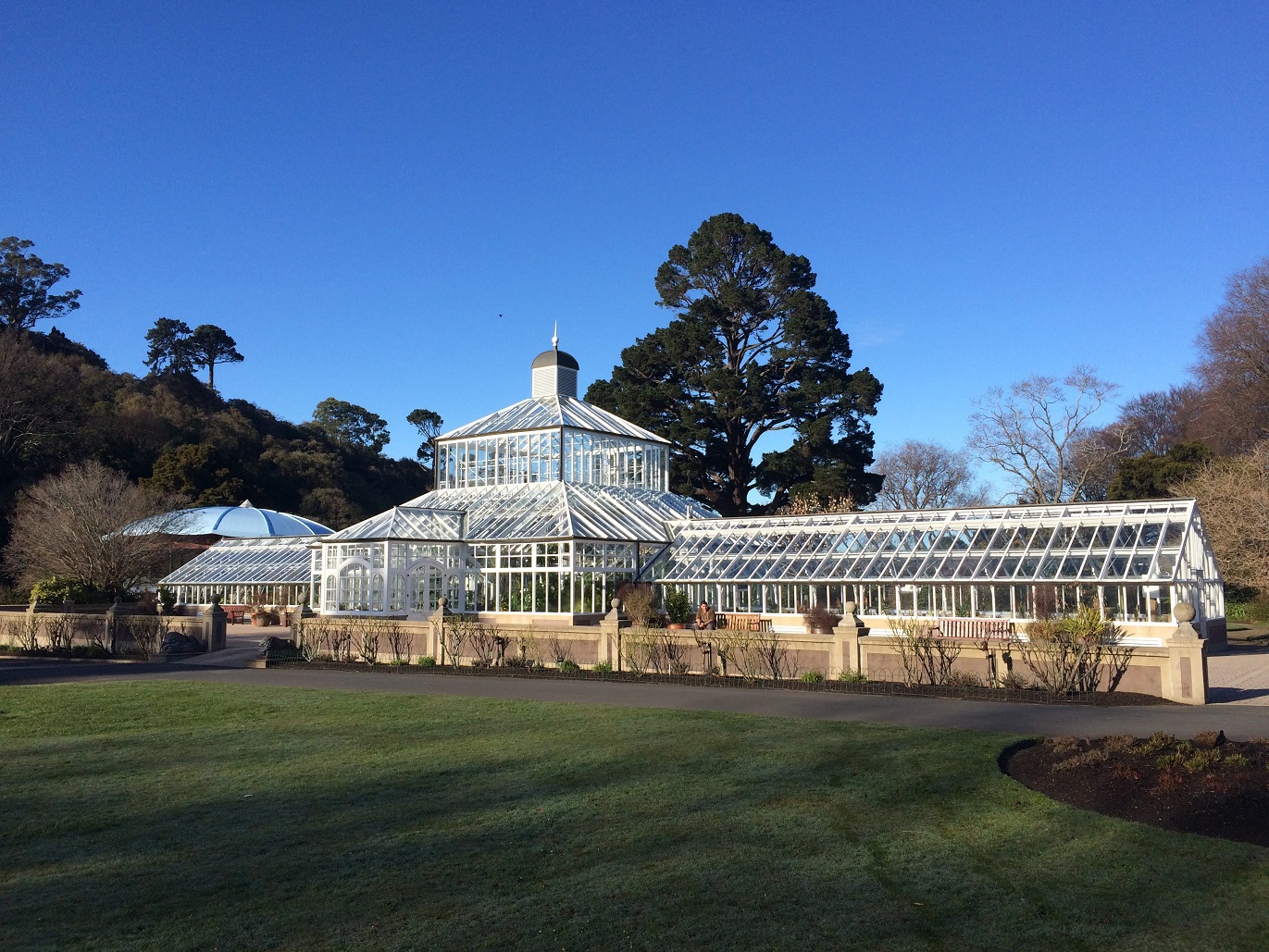 The structure hard at work on a perfect winter's morning. Photos: Karen Wrigglesworth