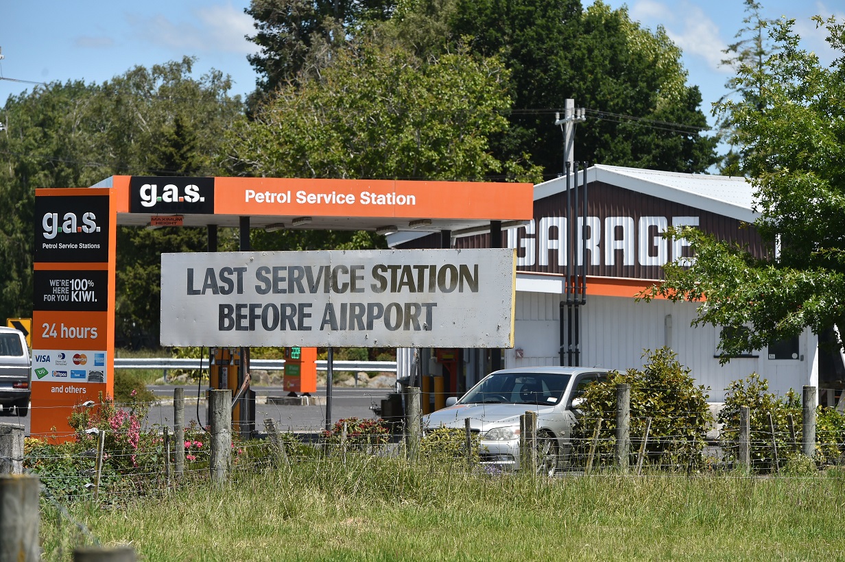 The service station in Centre Rd, Momona, is owned by Dunedin Airport. Photo: Gregor Richardson