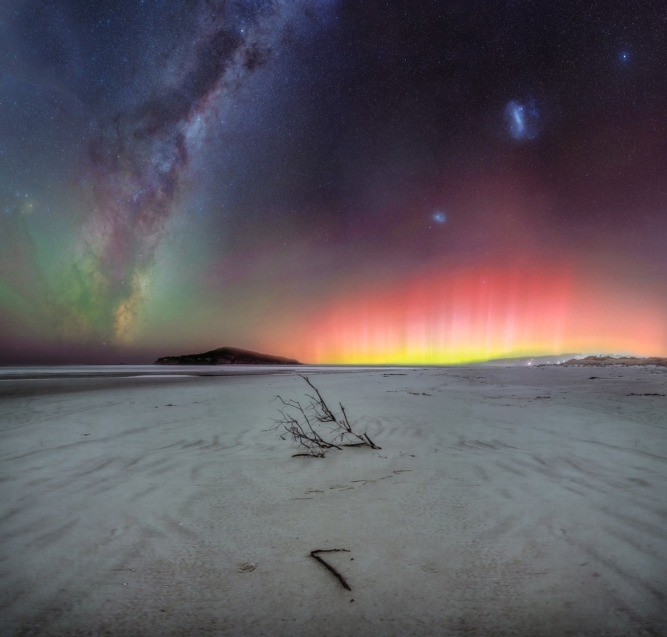 Dunedin-based photographer Kavan Chay’s photo of an aurora at Taieri Beach, which has been...