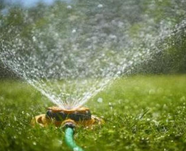 A Southland district-wide sprinkler ban is in place. Photo: Getty Images 