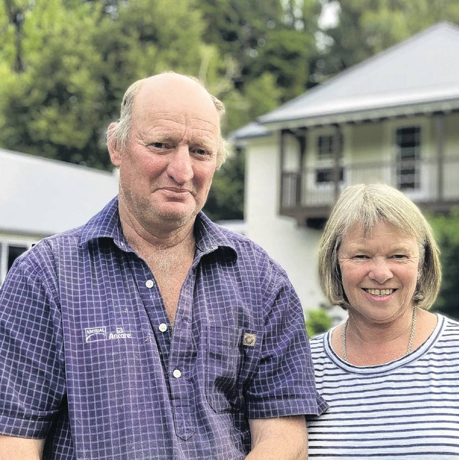 Co-presidents . . . Frank and Ginny Macfarlane at home near Rotherham. PHOTO: SUPPLIED