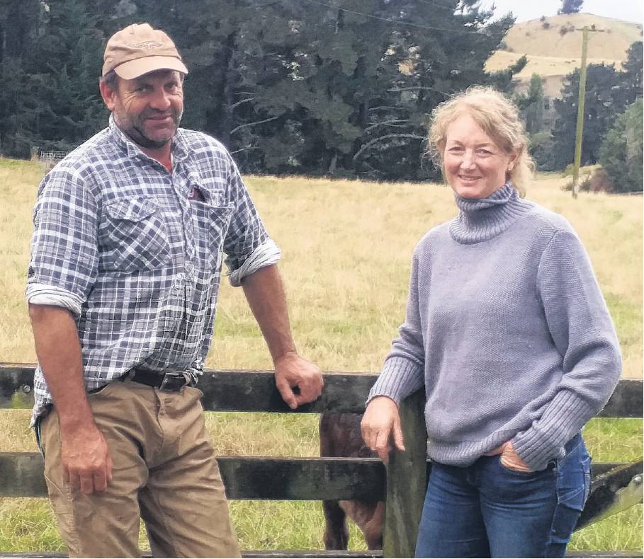 Co-presidents. . . Phil and Lynda Dickson at home on their farm near Cheviot. PHOTO: SUPPLIED