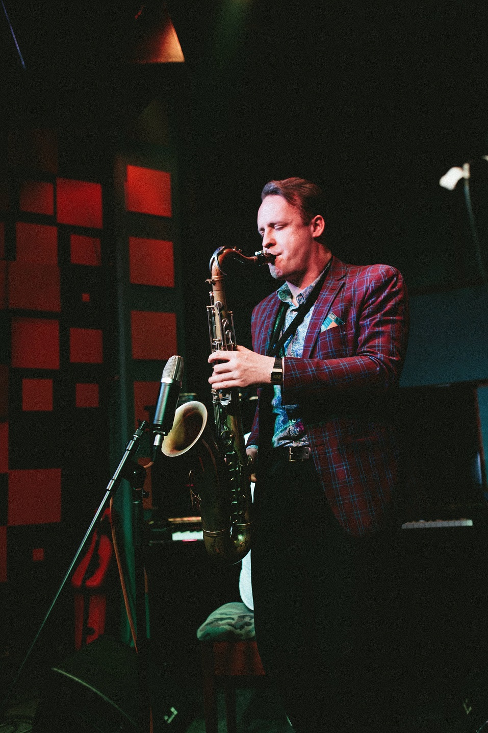 Oscar Laven plays in the Wellington Jazz Festival. Photo: Nick George Photography