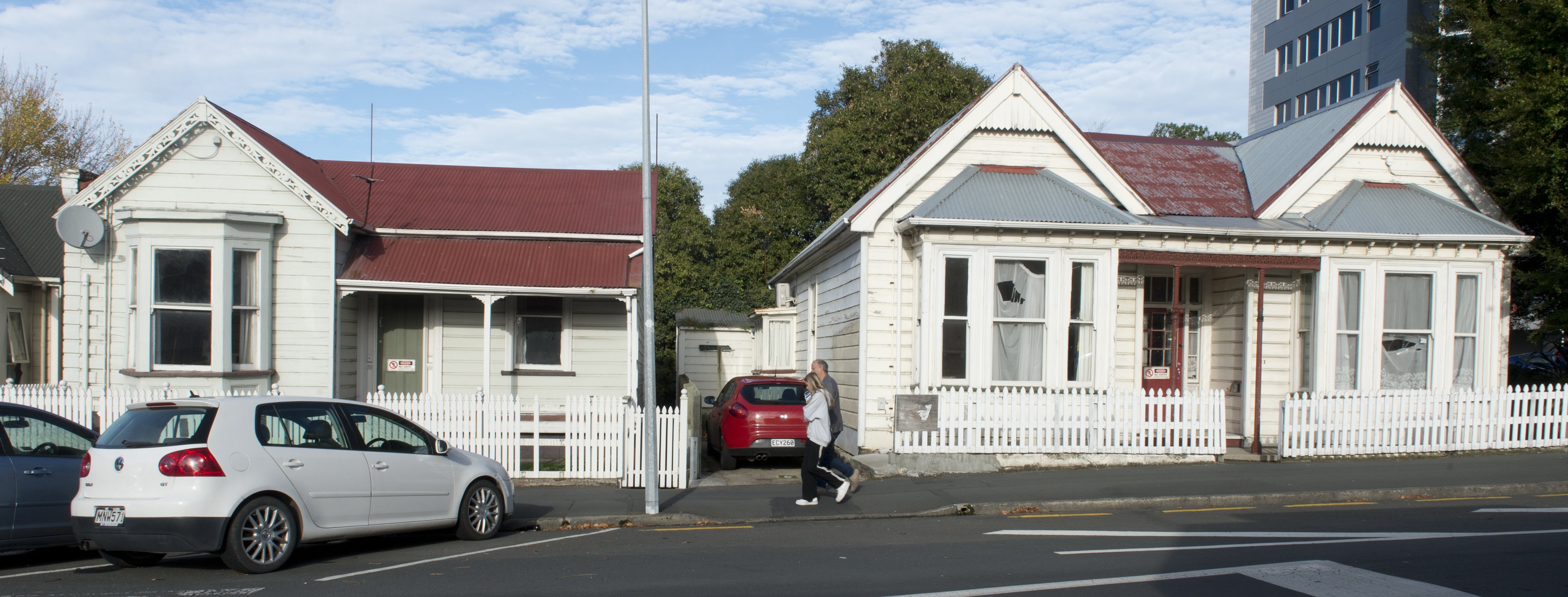 Houses at 111 and 113 Union St are set to be demolished by the University of Otago. PHOTO: GERARD...