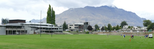 The Queenstown Recreation Ground. Photo: Mountain Scene The Queenstown Recreation Ground. Photo: Mountain Scene
