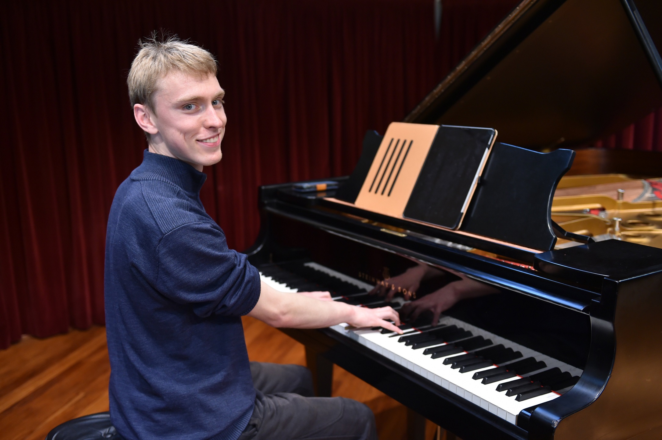 Pianist Cameron Monteath. Photo: Gregor Richardson