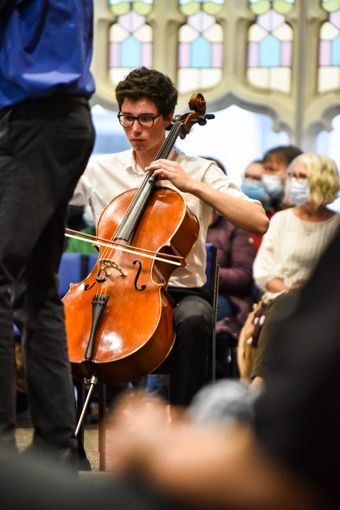 Cellist Boudewijn Keenan. Photo: Chris Sullivan