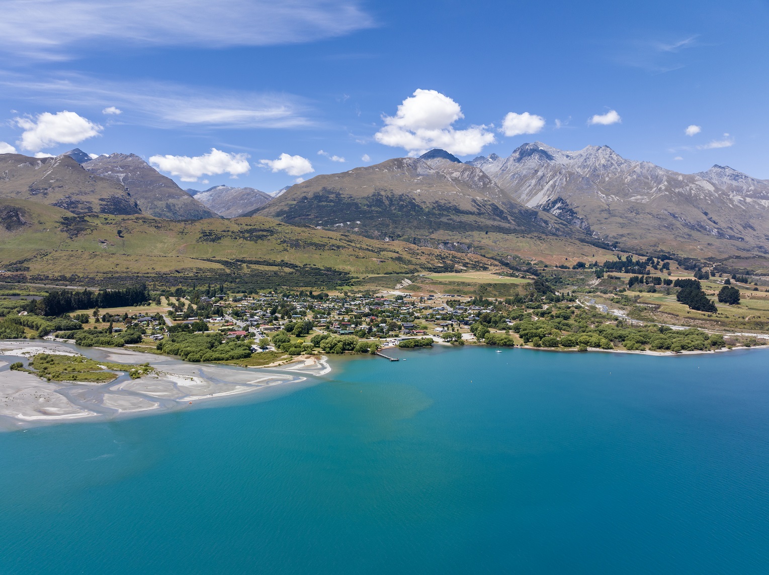 Glenorchy sits at the head of Lake Wakatipu, at the mouths of the Dart and Rees rivers. Photo:...