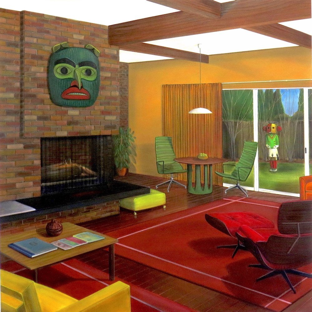 Spirit Rooms II (Mask, Figure, and Jug), by Graham Fletcher.