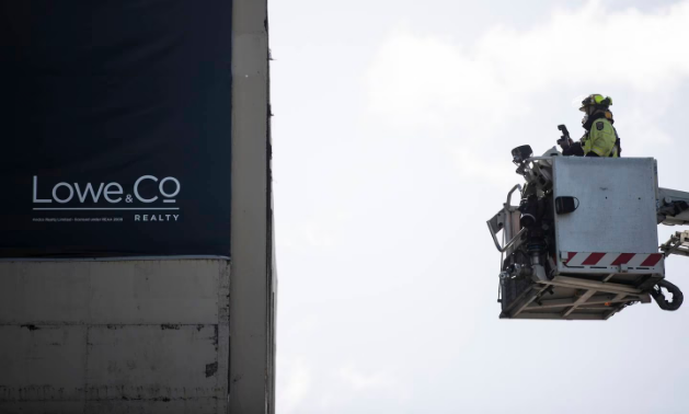 The fire at the Loafers Lodge is being treated as arson. Photo