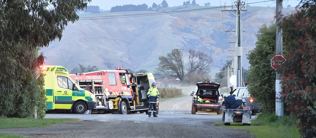 This 'Otago Daily Times' photograph has been used as evidence of the state of the intersection at...