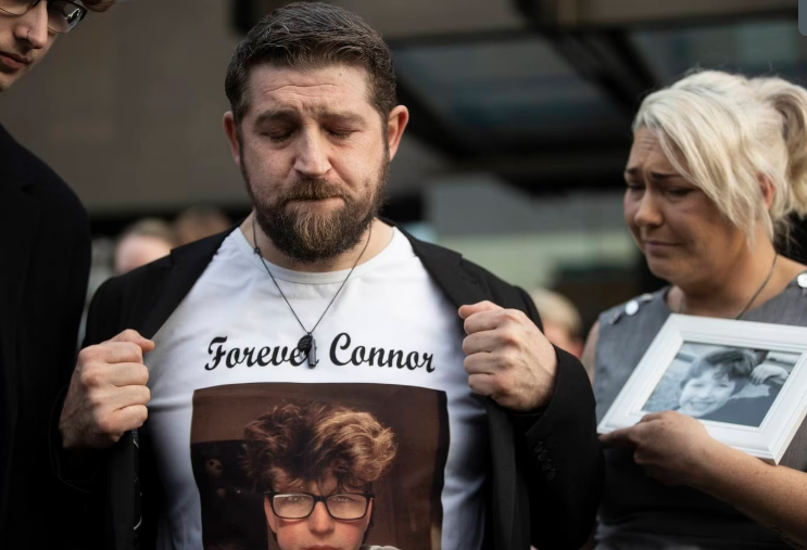 James Whitehead, father of Connor Whitehead, outside court today: " There is no victory here for...