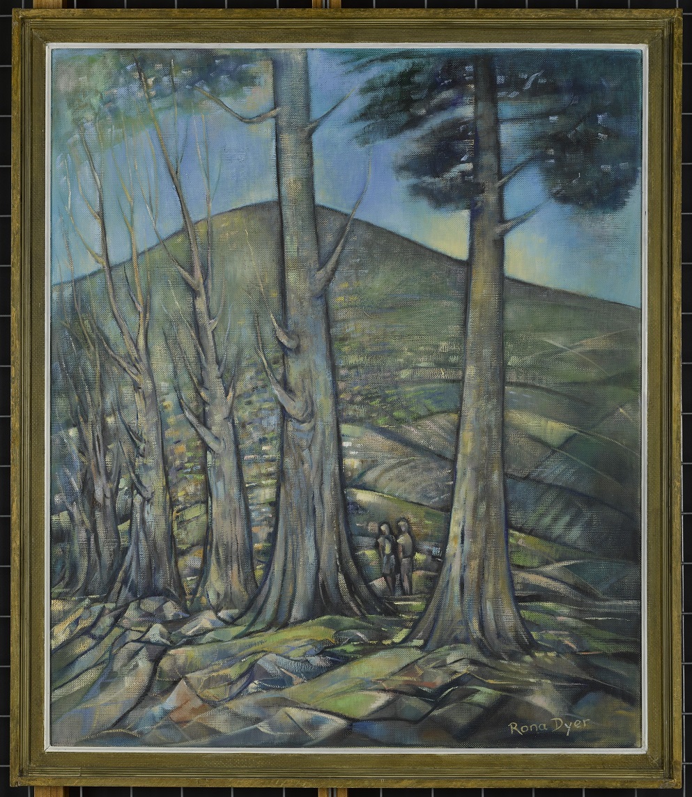 Rona Dyer’s Luminous Landscape, no date, oil on canvas. Hocken Collections Uare Taoka o Hākena,...