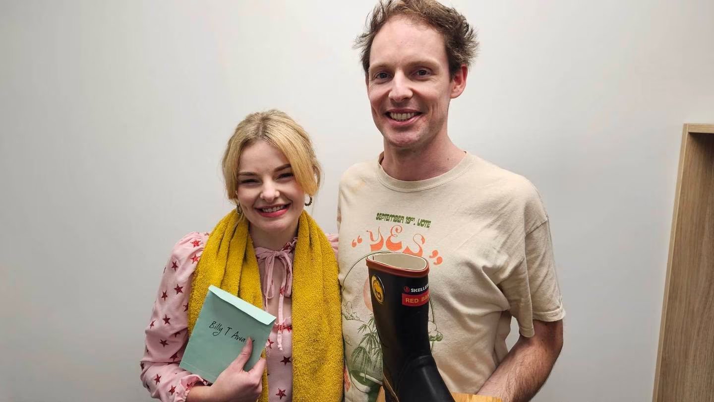 This year’s NZ International Comedy Festival winners, Billy T Award winner Abby Howells and Fred...