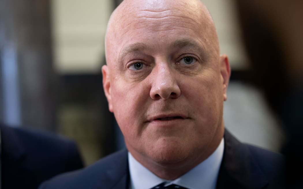 National Party leader Christopher Luxon. Photo: RNZ National Party leader Christopher Luxon. Photo: RNZ