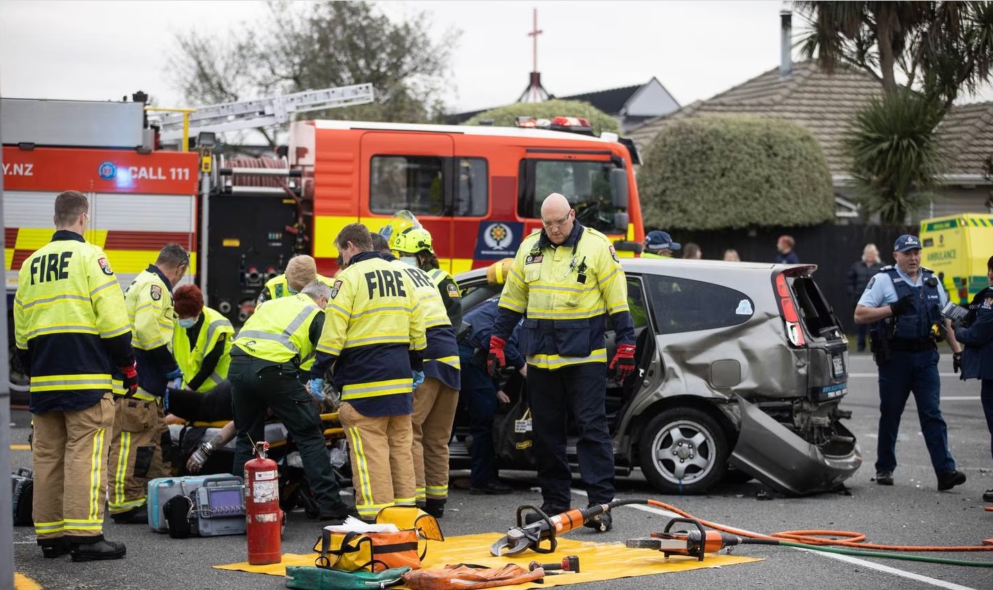 The incident occurred in Mairehau on Friday morning. Photo: NZ Herald