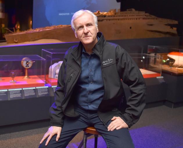 Film director and explorer James Cameron during a visit to Otago Museum where he had an...