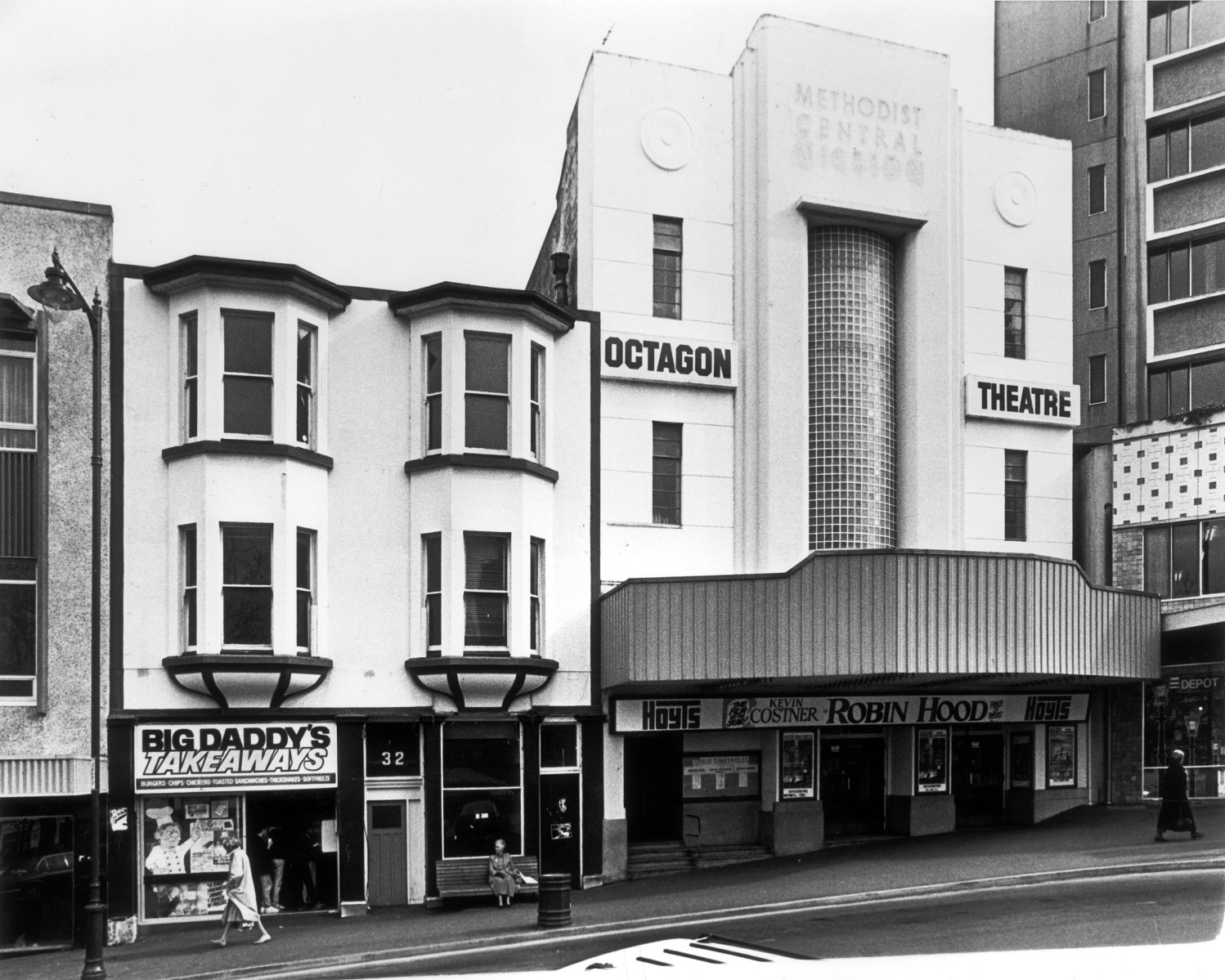 Big Daddy’s takeaways in the Octagon, Dunedin, in the 1990s. Photo: ODT files