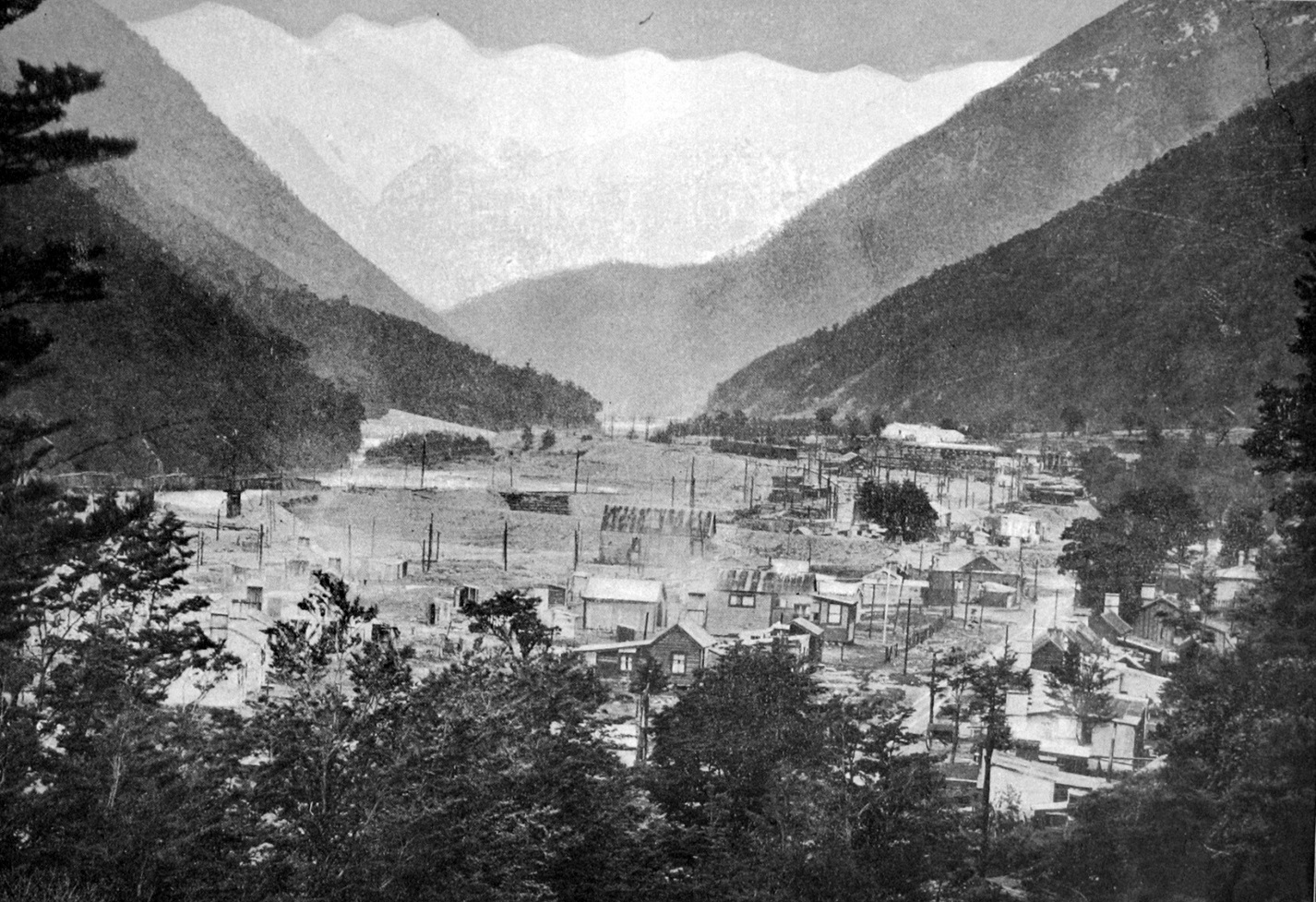 Arthurs Pass township, on the Canterbury side of the pass. — Otago Witness, 7.8.1923