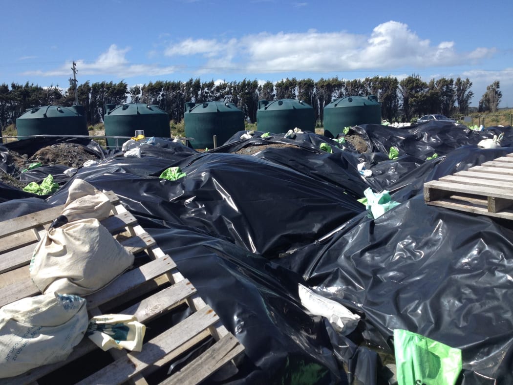 Aluminium dross has been stored in loose bags around parts of Southland. File photo via RNZ 