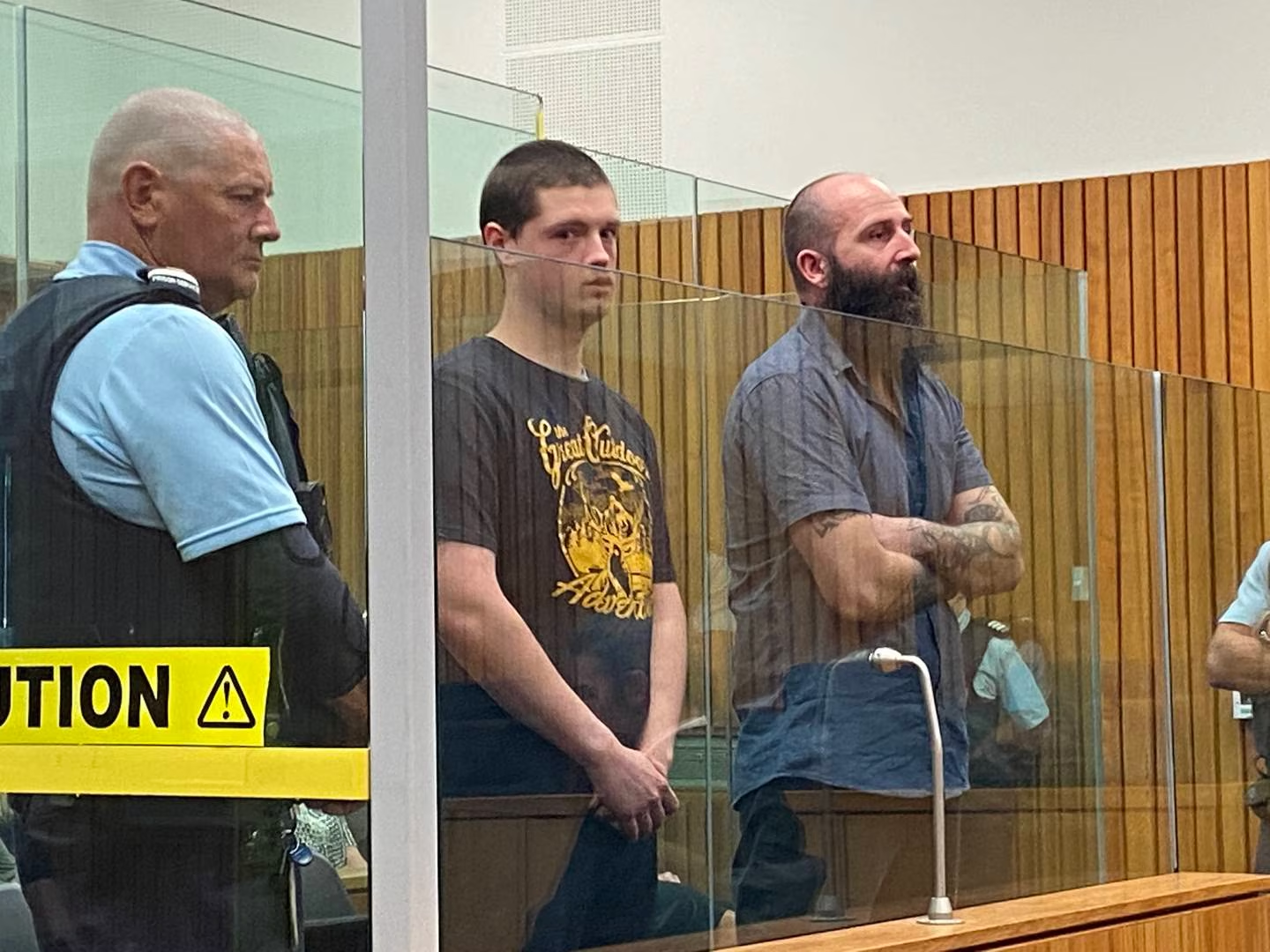 Ethan Webster (centre) and William Candy admitted the murder of Jacob Ramsay and were sentenced...