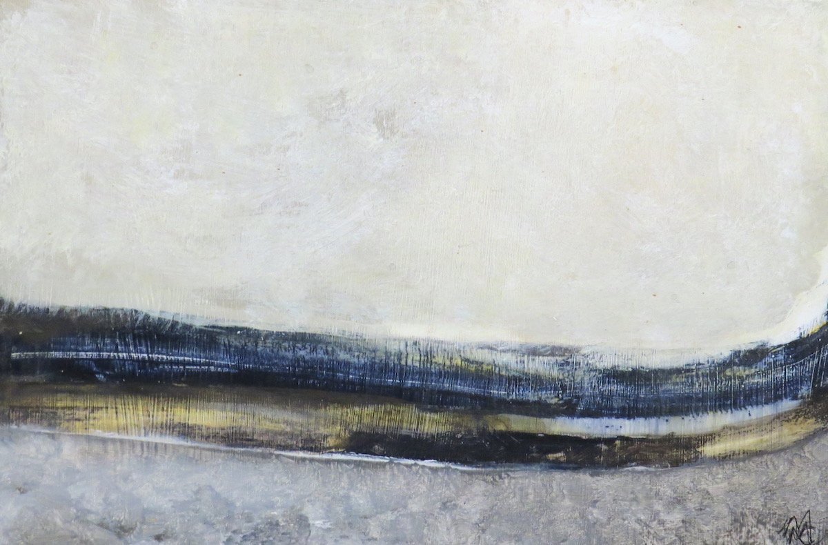 Connecting Lines, Burnt Umber, by Marnie Campbell.