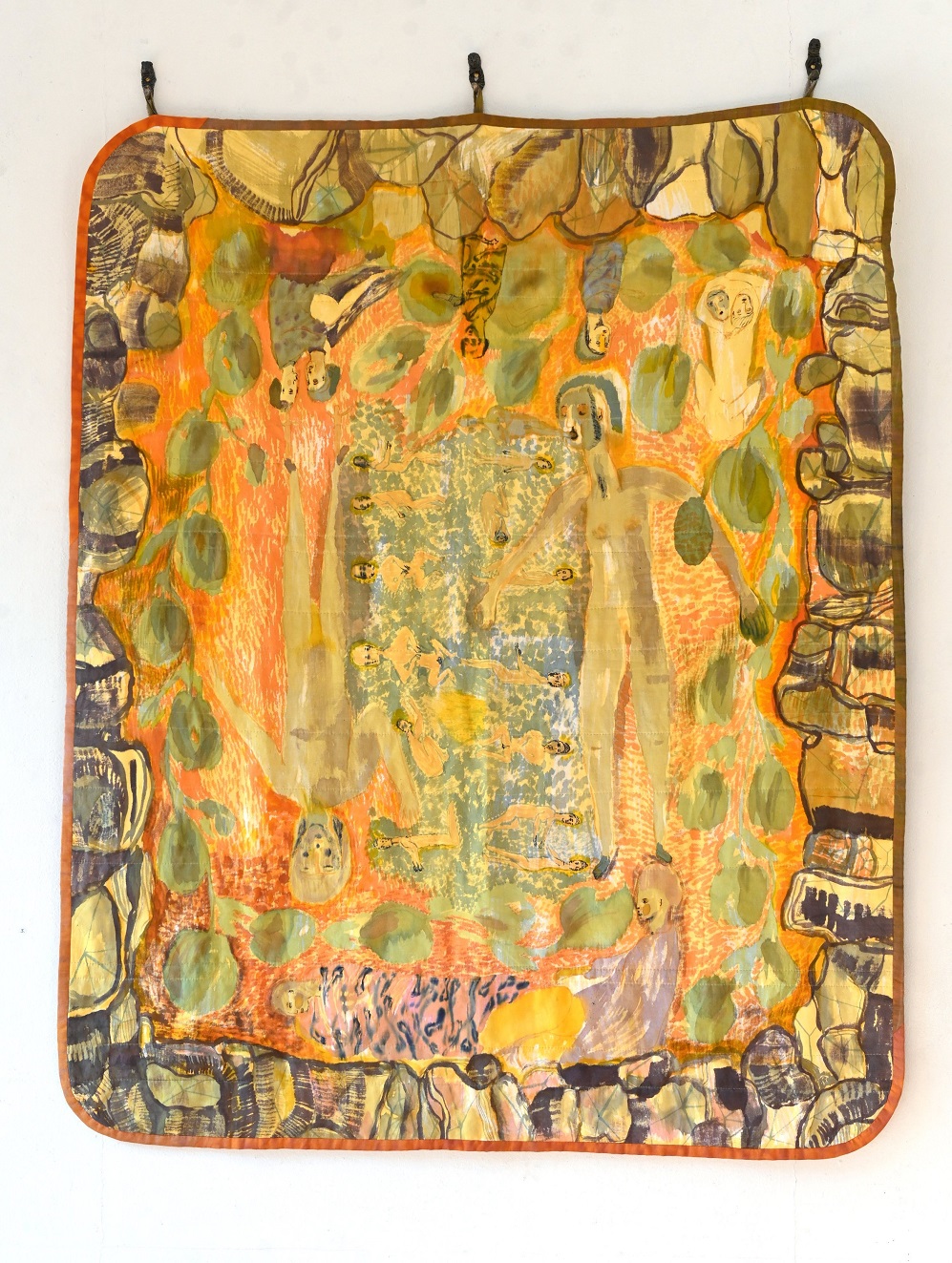 A quilt by artist Nichola Shanley.