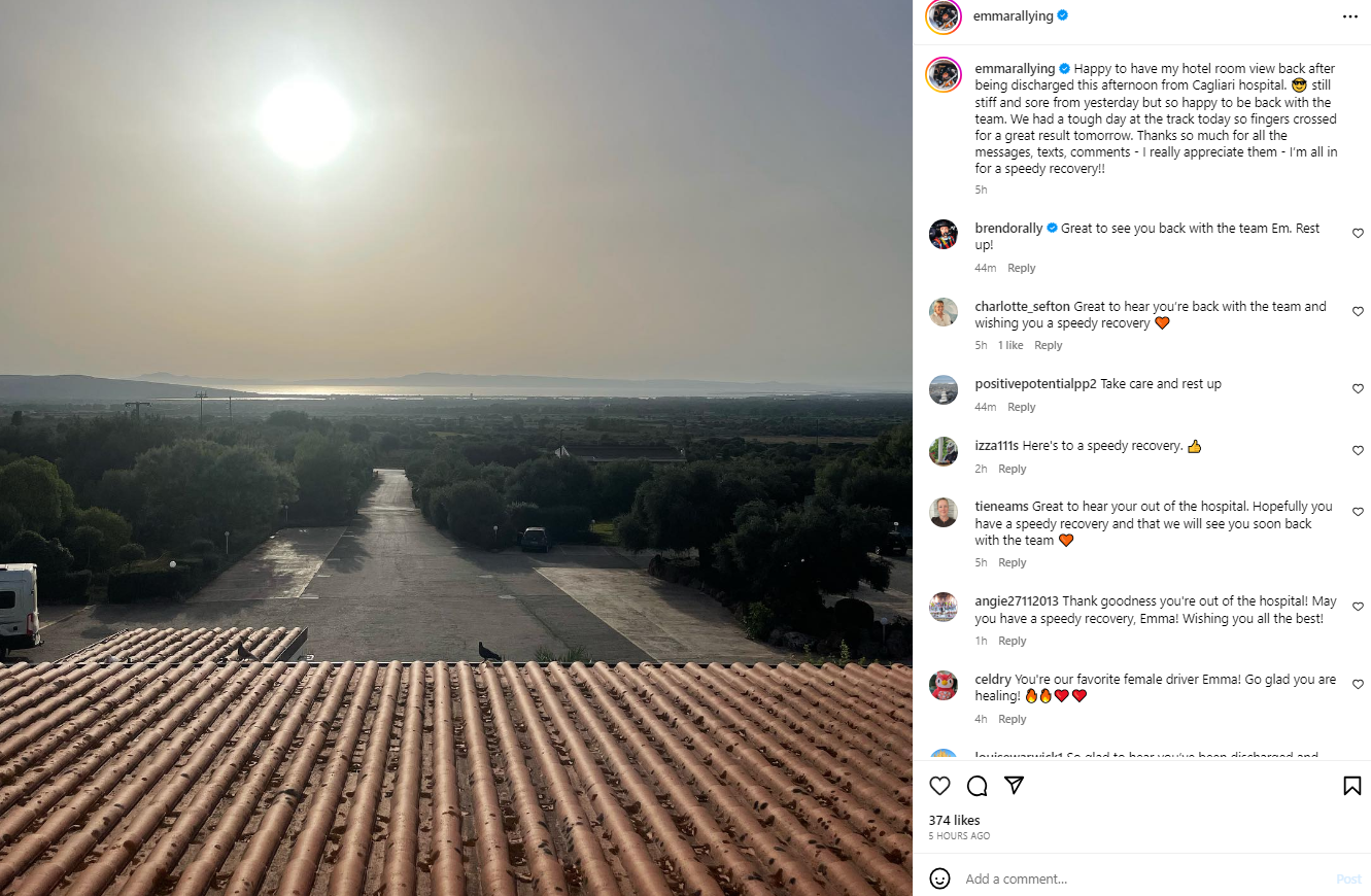 Image: Emma Gilmour/Instagram