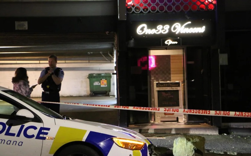 Police have confirmed someone was shot at a club on Vincent St in Auckland. Photo: RNZ