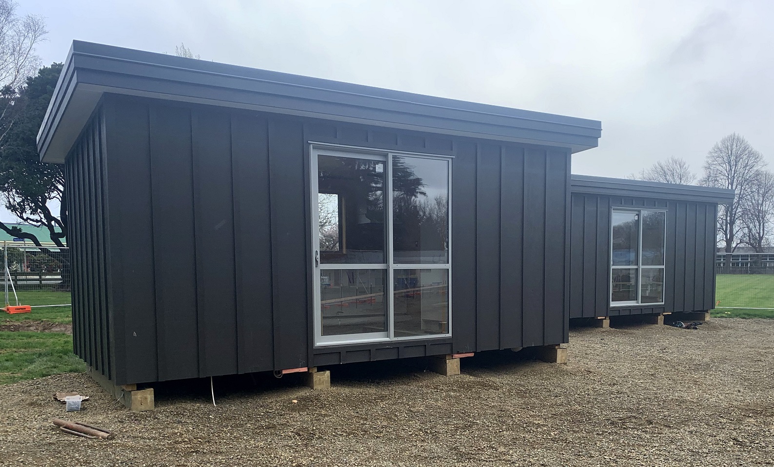 Campground cabins at Milton’s Taylor Park have caused controversy. Photo: Nick Brook