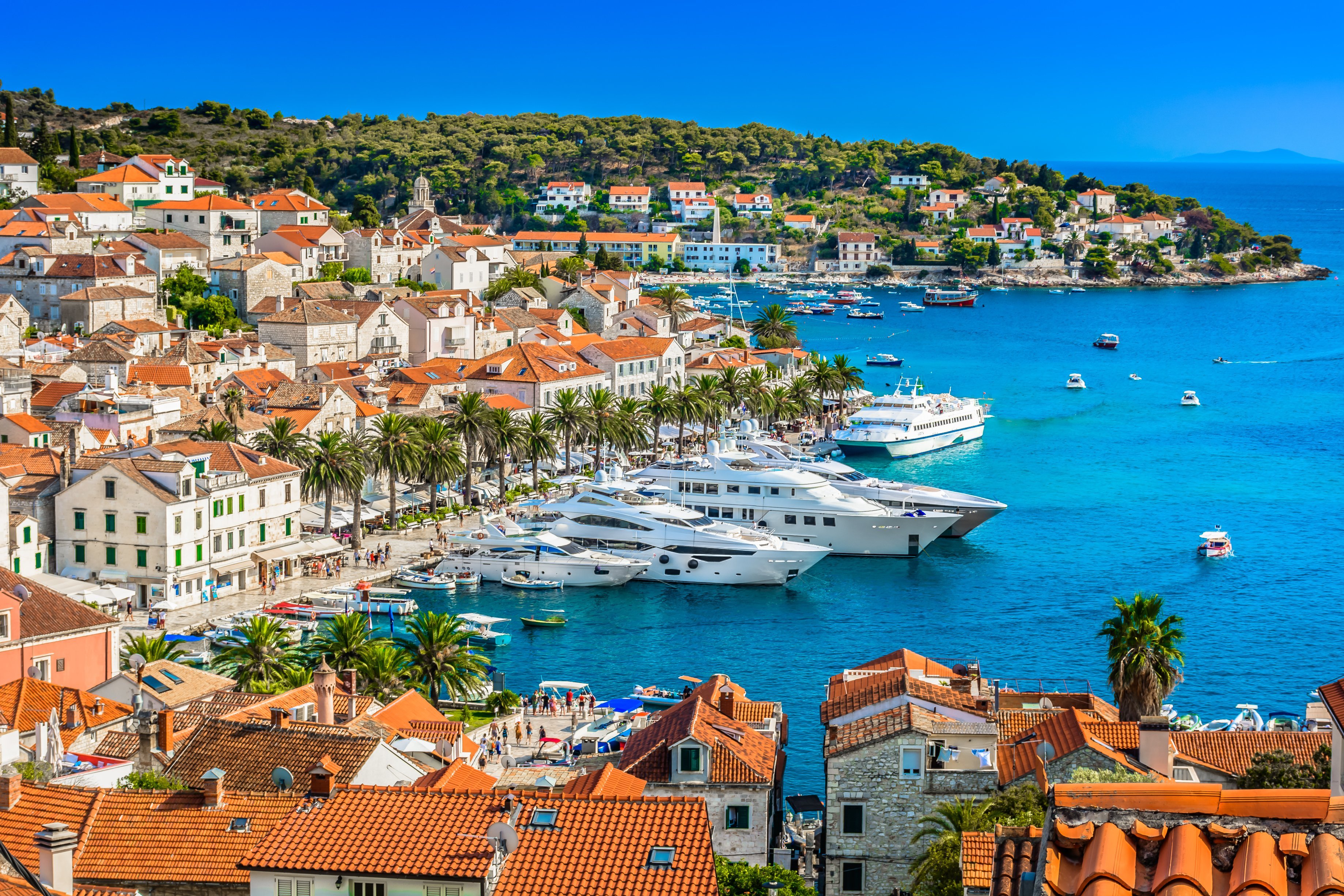 Hvar is a popular destination when ‘‘island hopping’’ in Croatia. PHOTO: GETTY IMAGES