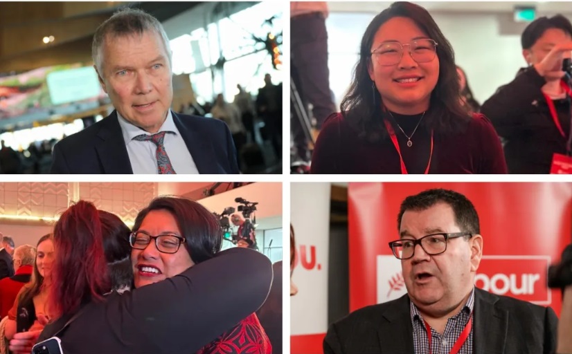 From top left: David Parker, Naisi Chen, Grant Robertson and Barbara Edmonds. Photos: RNZ 