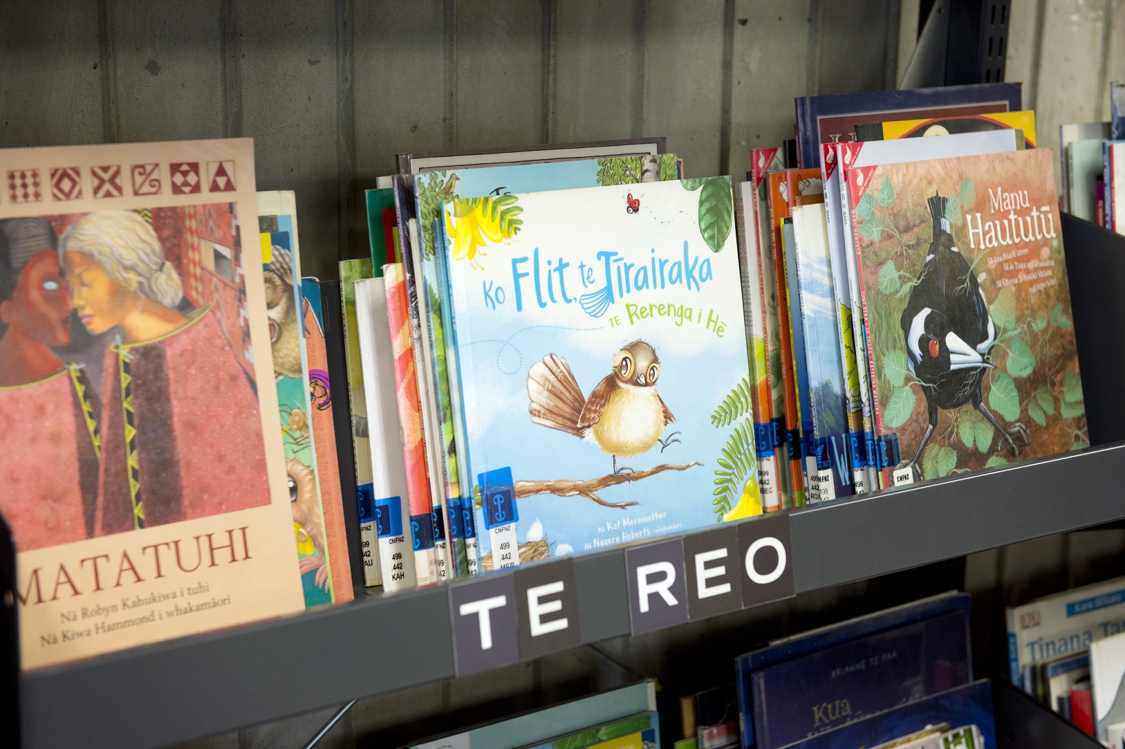 Some of Dunedin Public Library’s stories for children in te reo Māori.