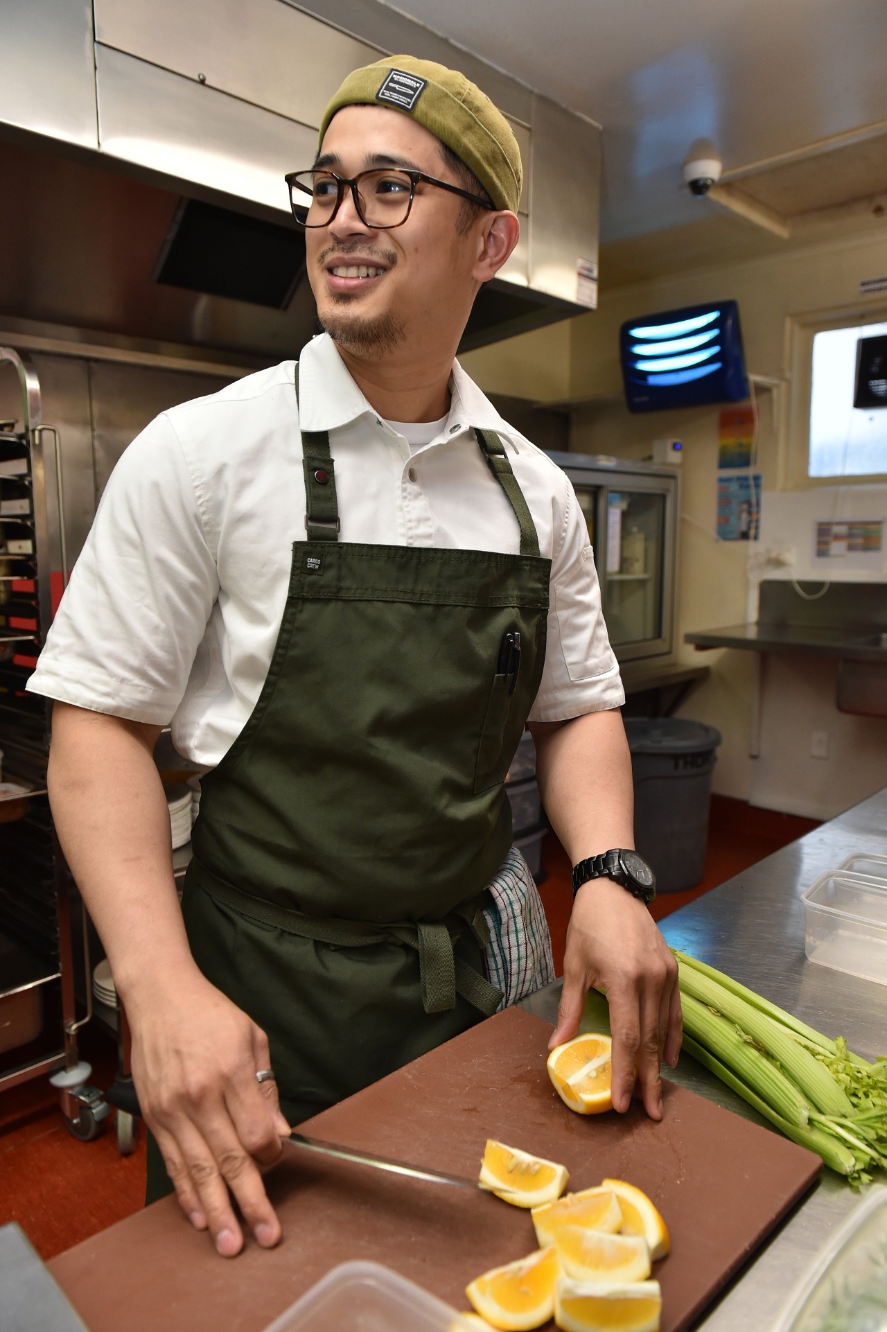 Dunedin chef Quiel Mallari is enjoying his new role as head chef at Magic Moments restaurant in...