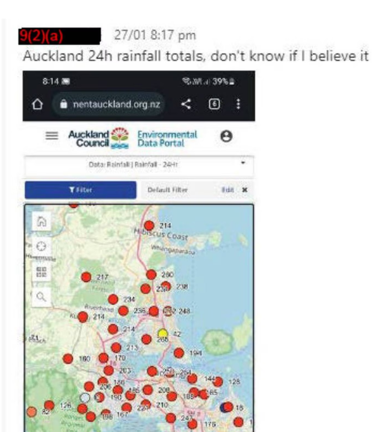 Microsoft Teams chats between MetService employees show how they were surprised by the...