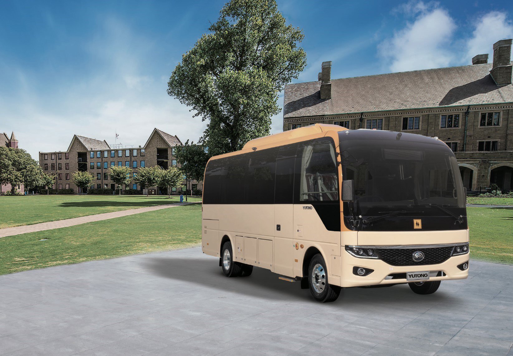 An artist’s impression of the new electric Yutong E7 coach, which will be a first for the New...