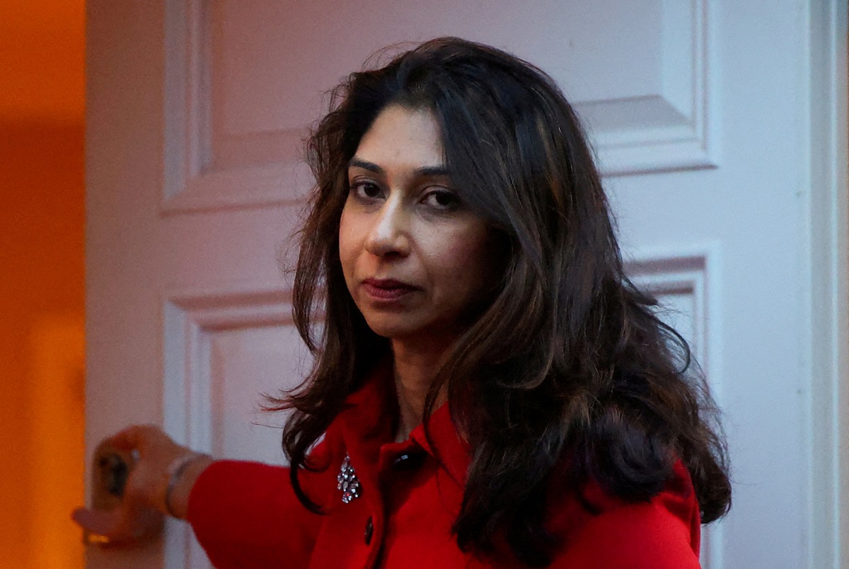 Suella Braverman leaves her home in London earlier this week. Photo: Reuters Suella Braverman leaves her home in London earlier this week. Photo: Reuters