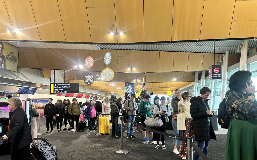 It is the third day in a row that passengers have faced disruption at Wellington Airport. Photo:...