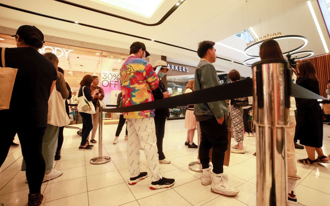 Shoppers hit the malls this year for Black Friday, but sales were not as high as in previous...