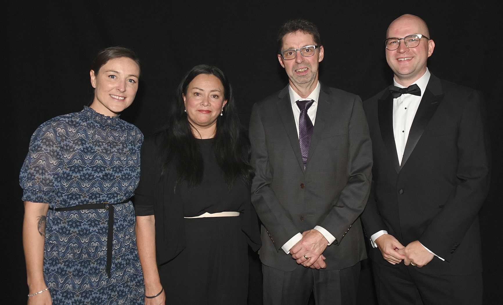 ADInstruments staff celebrate winning the supreme award at the Grand Business South awards gala...